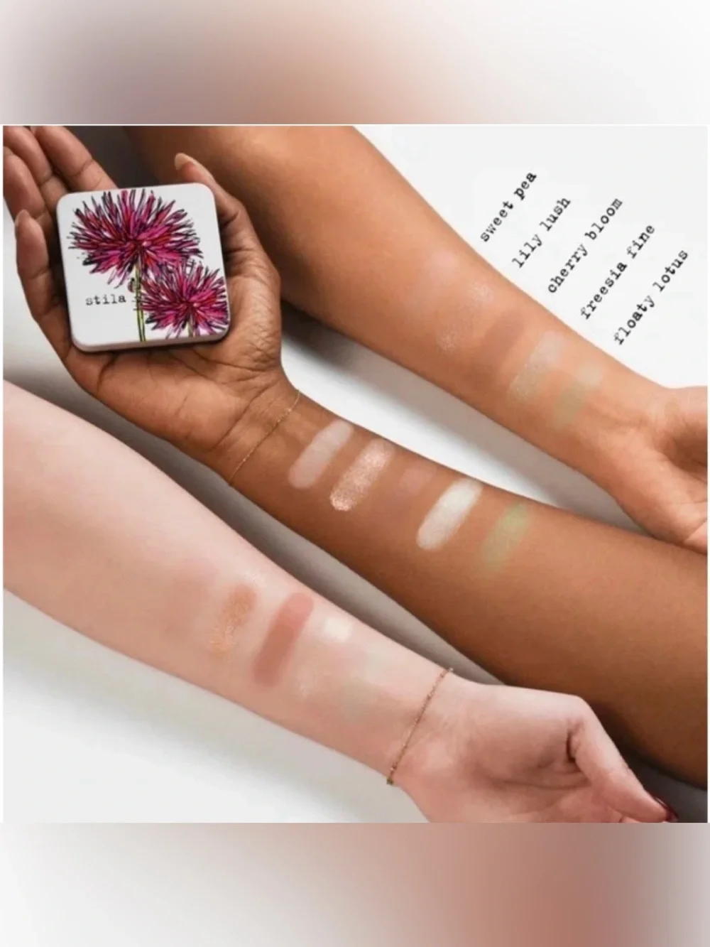 Stila Pocket Play Shadow Pallet Pretty Petal Metallic